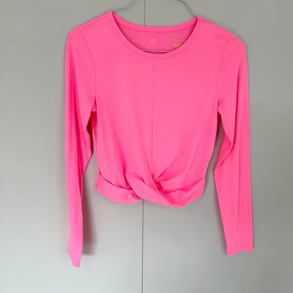 LILLY PULITZER Women’s Greer Long Sleeve Twist Top in Pink Style 8585 - Picture 4 of 10